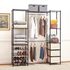 A3 Clothing Rack with Shoes Rack