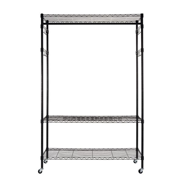 Heavy Duty Garment Rack Metal Black - 图片 2