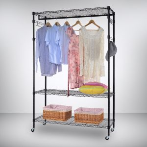 Heavy Duty Garment Rack Metal Black